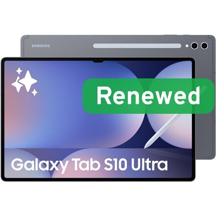 Samsung Renewed Grade A , Samsung Galaxy Tab S10 Ultra , Moonstone Gray , AMOLED Display , 256 GB , Wi-Fi , Android