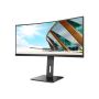 AOC , Curved Monitor , CU34P2A , 34 , VA , 21:9 , 100 Hz , 1 ms , 3440 × 1440 , 300 cd/m² , Headphone out (3.5mm) , HDMI ports quantity HDMI x 2 , Black , Warranty 36 month(s)