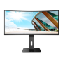 AOC , Curved Monitor , CU34P2A , 34 , VA , 21:9 , 100 Hz , 1 ms , 3440 × 1440 , 300 cd/m² , Headphone out (3.5mm) , HDMI ports quantity HDMI x 2 , Black , Warranty 36 month(s)
