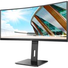 AOC , Curved Monitor , CU34P2A , 34 , VA , 21:9 , 100 Hz , 1 ms , 3440 × 1440 , 300 cd/m² , Headphone out (3.5mm) , HDMI ports quantity HDMI x 2 , Black , Warranty 36 month(s)