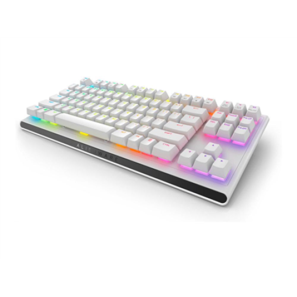 Dell AW420K Alienware , Tenkeyless Gaming Keyboard , Wired , US , Lunar Light , CHERRY MX Red