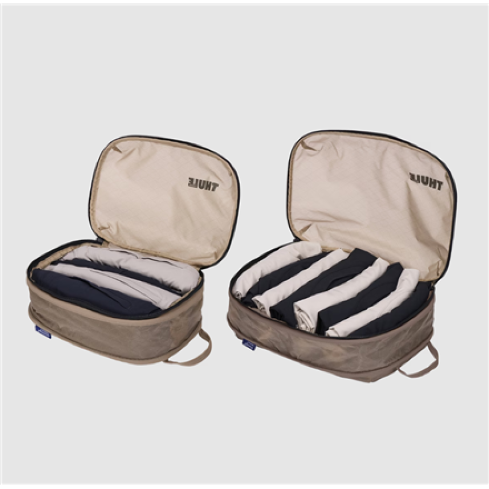 Thule Compression Cube Set, Small/Medium , Packing Cube , Gentle Beige