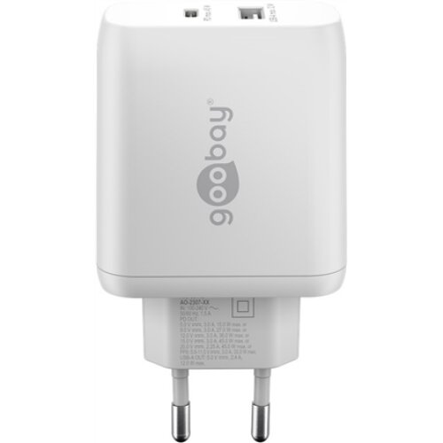 Goobay , USB-C PD Dual Fast Charger (45 W) , 65412