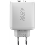 Goobay , USB-C PD Dual Fast Charger (45 W) , 65412 , N/A