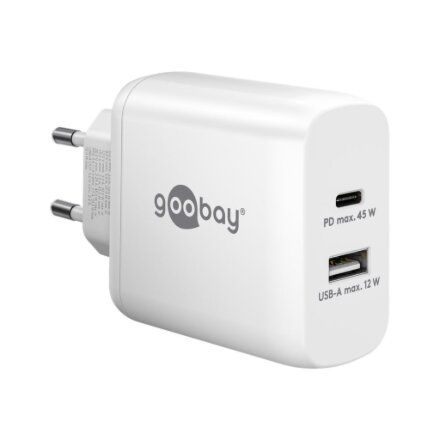 Goobay , USB-C PD Dual Fast Charger (45 W) , 65412
