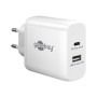 Goobay , USB-C PD Dual Fast Charger (45 W) , 65412