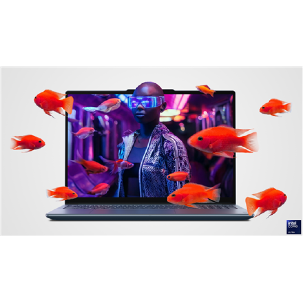 Lenovo Yoga Pro 9 16IAH10 , Tidal Teal , 16 , OLED , 2.8K WQXGA+ , 2880 x 1800 pixels , Intel Core Ultra 7 , 255H , 32 GB , Soldered LPDDR5x , Solid-state drive capacity 1000 GB , NVIDIA GeForce RTX 5060 Graphics , GDDR7 , 8 GB , Windows 11 Pro , 802.11be