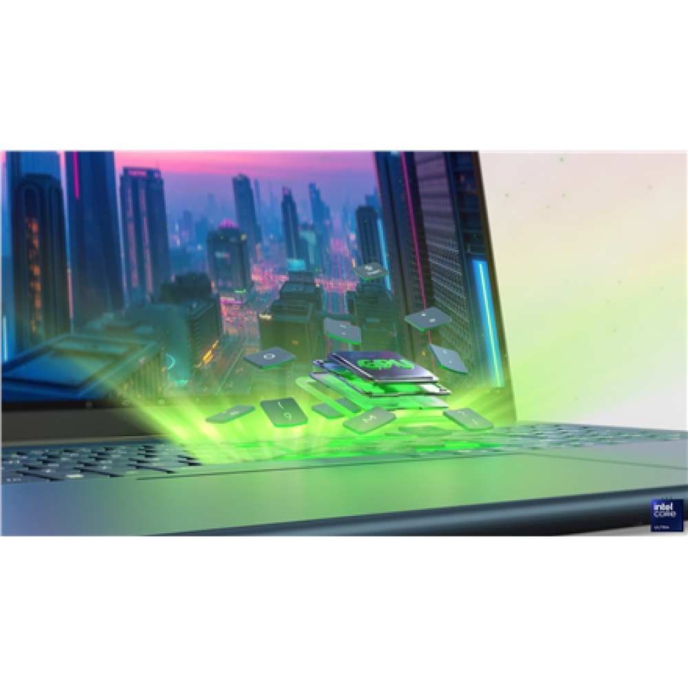 Lenovo Yoga Pro 9 16IAH10 , Tidal Teal , 16 , OLED , 2.8K WQXGA+ , 2880 x 1800 pixels , Intel Core Ultra 7 , 255H , 32 GB , Soldered LPDDR5x , Solid-state drive capacity 1000 GB , NVIDIA GeForce RTX 5060 Graphics , GDDR7 , 8 GB , Windows 11 Pro , 802.11be