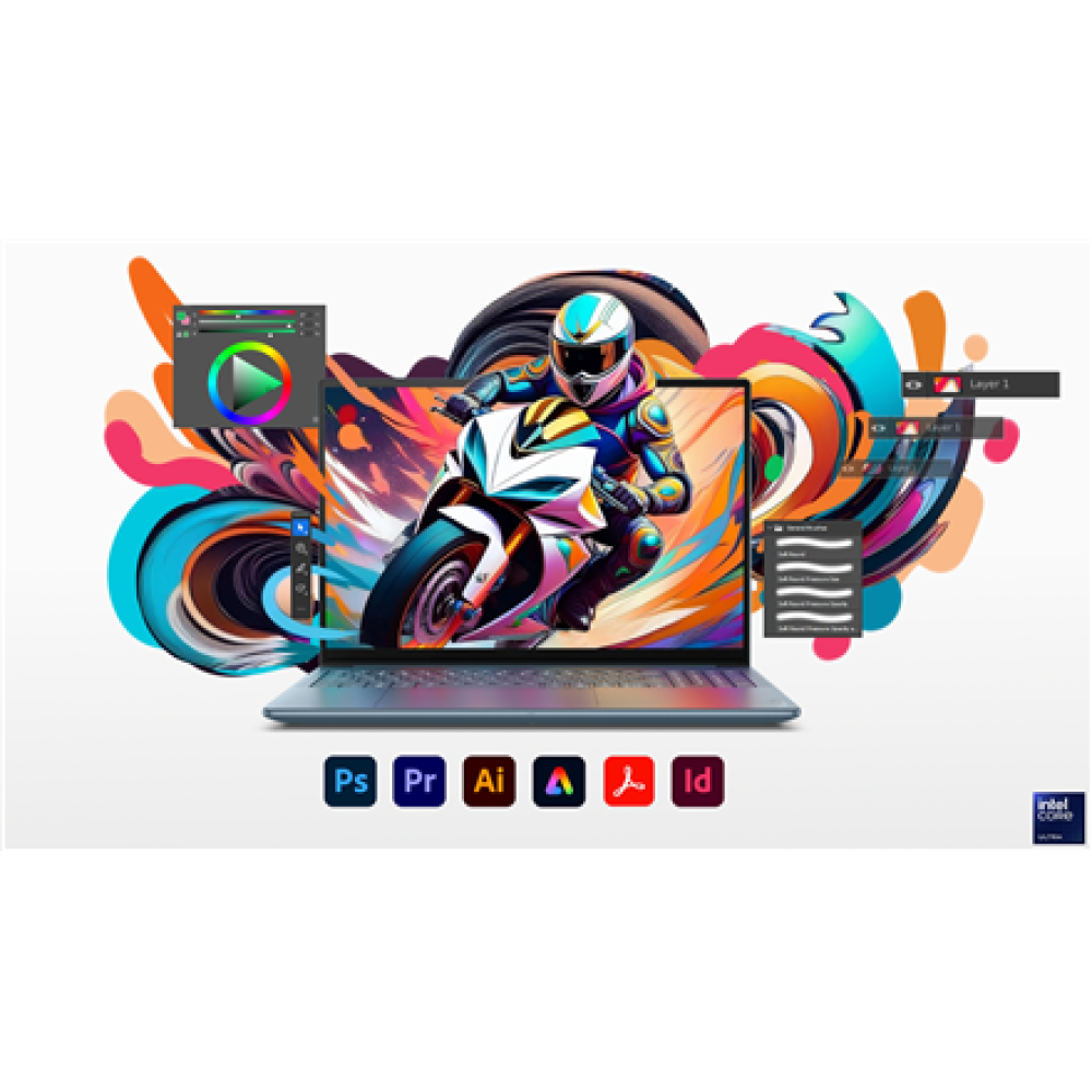 Lenovo Yoga Pro 9 16IAH10 , Tidal Teal , 16 , OLED , 2.8K WQXGA+ , 2880 x 1800 pixels , Intel Core Ultra 7 , 255H , 32 GB , Soldered LPDDR5x , Solid-state drive capacity 1000 GB , NVIDIA GeForce RTX 5060 Graphics , GDDR7 , 8 GB , Windows 11 Pro , 802.11be