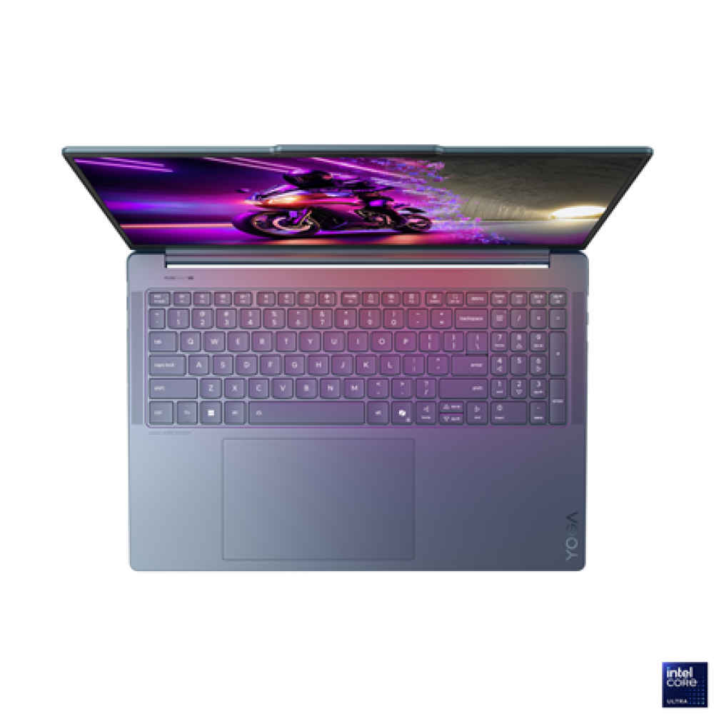Lenovo Yoga Pro 9 16IAH10 , Tidal Teal , 16 , OLED , 2.8K WQXGA+ , 2880 x 1800 pixels , Intel Core Ultra 7 , 255H , 32 GB , Soldered LPDDR5x , Solid-state drive capacity 1000 GB , NVIDIA GeForce RTX 5060 Graphics , GDDR7 , 8 GB , Windows 11 Pro , 802.11be