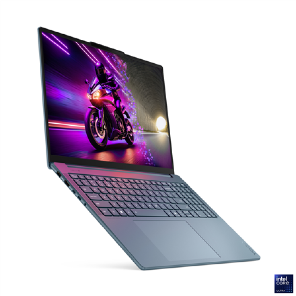 Lenovo Yoga Pro 9 16IAH10 , Tidal Teal , 16 , OLED , 2.8K WQXGA+ , 2880 x 1800 pixels , Intel Core Ultra 7 , 255H , 32 GB , Soldered LPDDR5x , Solid-state drive capacity 1000 GB , NVIDIA GeForce RTX 5060 Graphics , GDDR7 , 8 GB , Windows 11 Pro , 802.11be