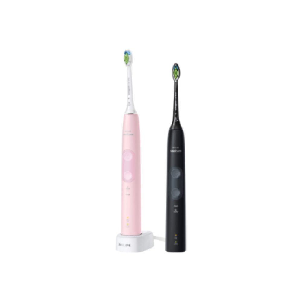 Philips , Electric Toothbrush , HX6830/35 4500 Series , Rechargeable , For adults , Number of brush heads included 2 , Number of teeth brushing modes 2 , Black/Pink