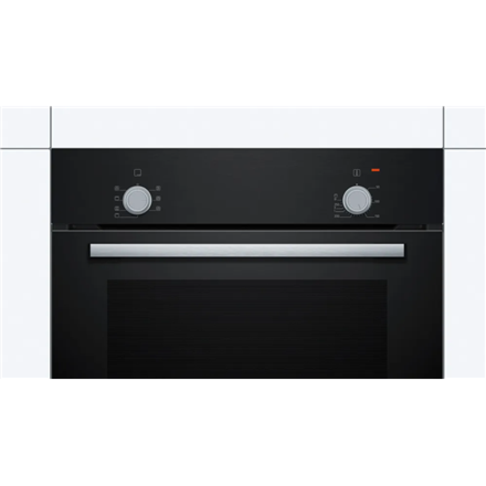 Bosch Oven , HBF010BA0 , 66 L , Electric , Manual , Knobs , Height 59.5 cm , Width 59.4 cm , Black
