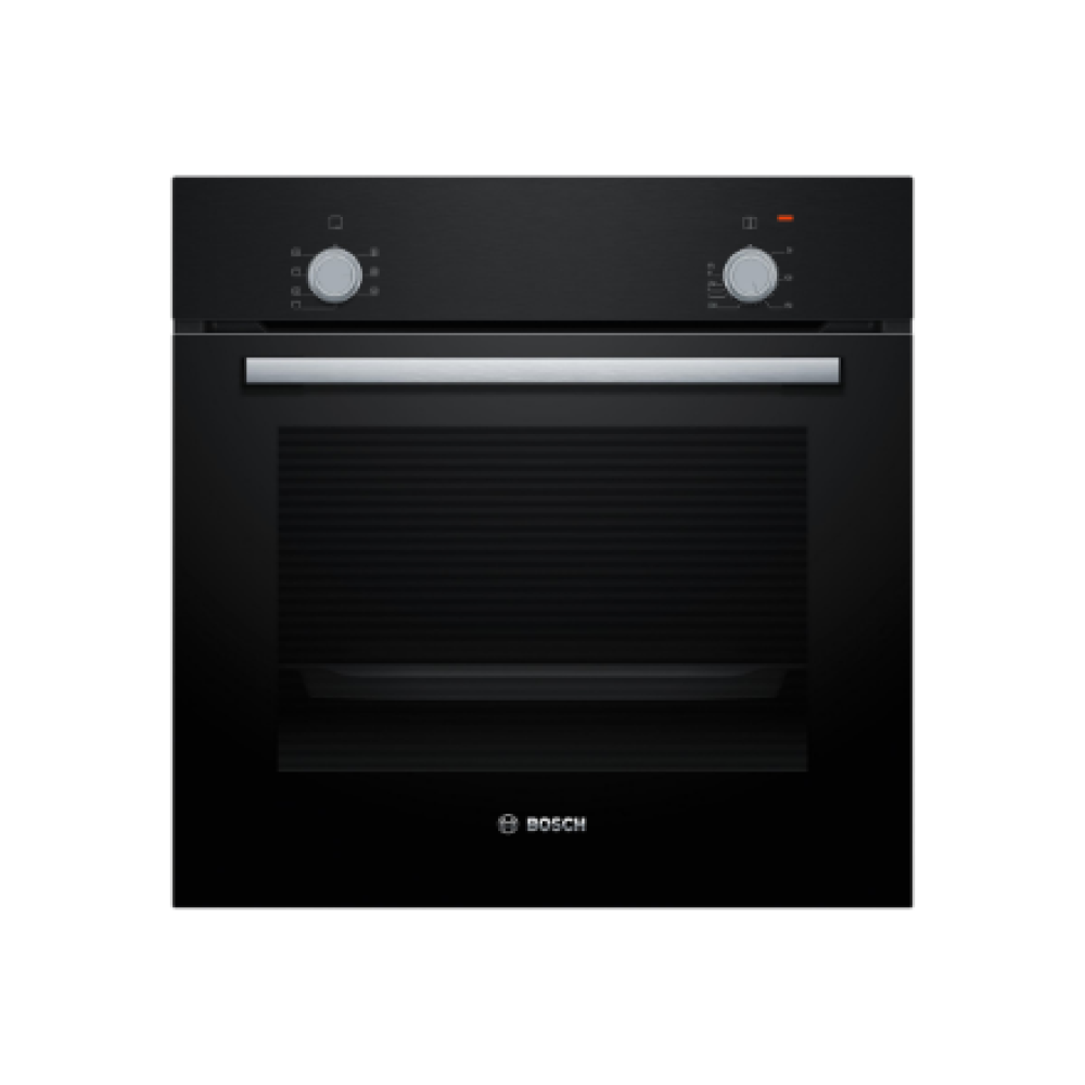 Bosch Oven , HBF010BA0 , 66 L , Electric , Manual , Knobs , Height 59.5 cm , Width 59.4 cm , Black