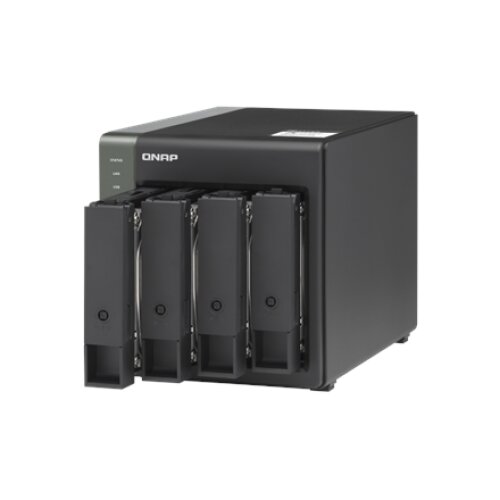 QNAP , 4-Bay QTS NAS , TS-431X3-4G , Up to 4 HDD/SSD Hot-Swap , AnnapurnaLabs Alpine , AL314 Quad-Core , Processor frequency 1.7 GHz , 4 GB , DDR3L