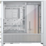 Corsair PC Case , Frame 4000D RS ARGB Modular , Mid-Tower , White