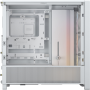 Corsair PC Case , Frame 4000D RS ARGB Modular , White , Mid-Tower , Power supply included No