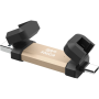 Silicon Power DS72 , 500 GB , USB Type-A/USB Type-C 3.2 Gen 2 , Gold