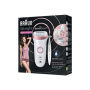 Braun , SES 9890 SensoSmart , Epilator , Number of power levels 2 , Wet & Dry , White/Rose