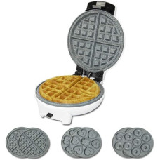 Cecotec Waffle Maker , Fun Gofrestone 3in1 , 700 W , Number of pastry 3 , Waffle/Muffin/Donut , White Cecotec Waffle Maker , Fun Gofrestone 3in1 , 700 W , Number of pastry 3 , Waffle/Muffin/Donut , White