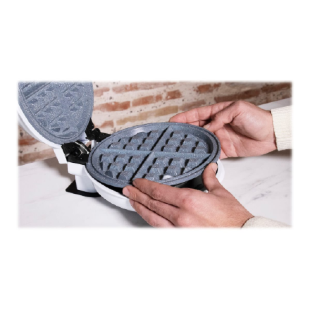 Cecotec Waffle Maker , Fun Gofrestone 3in1 , 700 W , Number of pastry 3 , Waffle/Muffin/Donut , White