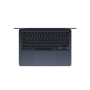 Apple MacBook , Air , Midnight , 13 , 2560 x 1664 pixels , Apple M4 , 16 GB , Solid-state drive capacity 256 GB , Apple M4 chip 10-core CPU/8-core GPU , macOS , 802.11ax , Bluetooth version 5.0 , Keyboard language English , Keyboard backlit , Warranty 12 