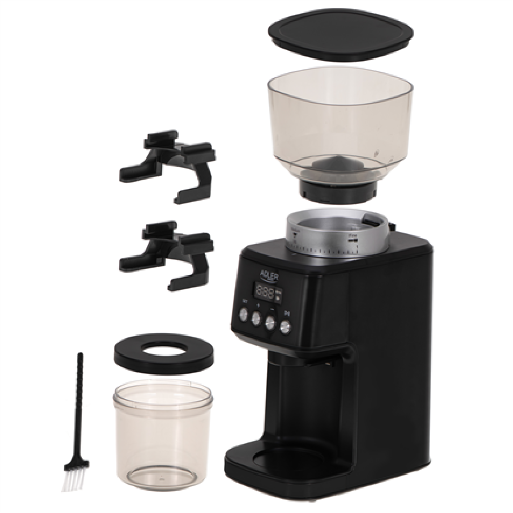 Adler Burr Coffee Grinder , AD 4300 , 180 W , Coffee beans capacity 300 g , Black