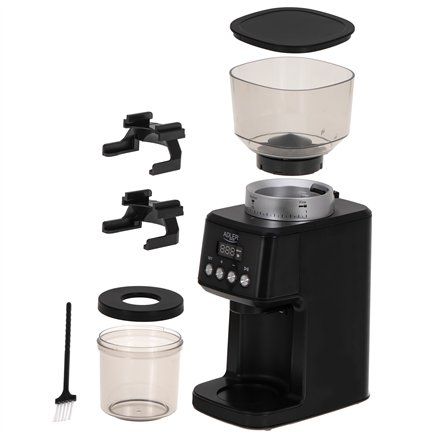 Adler Burr Coffee Grinder , AD 4300 , 180 W , Coffee beans capacity 300 g , Black