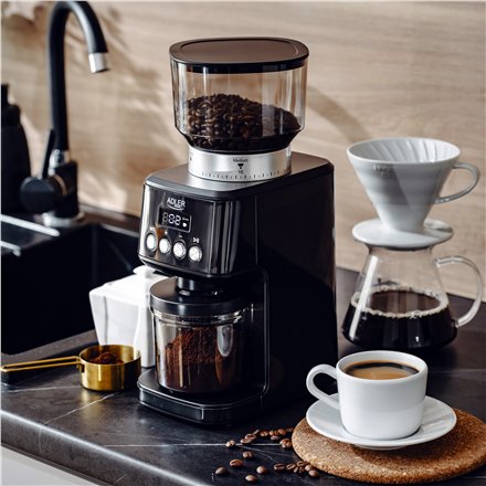 Adler Burr Coffee Grinder , AD 4300 , 180 W , Coffee beans capacity 300 g , Black