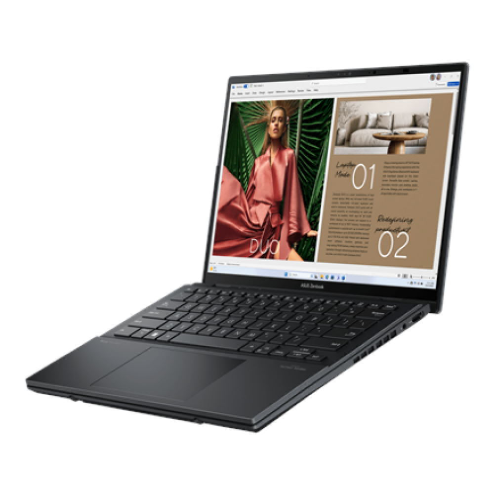 Asus , Zenbook UX8406MA-PZ030X , Inkwell Gray , 14 , OLED , Touchscreen , 2880 x 1800 pixels , Glossy , Intel Core Ultra 9 , 32 GB , LPDDR5X , Solid-state drive capacity 1000 GB , Intel Arc Graphics , Windows 11 Pro , 802.11ax , Bluetooth version 5.3 , Ke