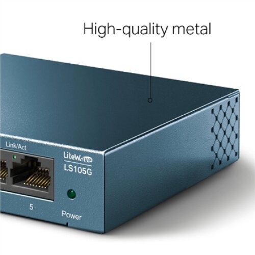 TP-LINK , Desktop Network Switch , LS105G , Unmanaged , Desktop , Power supply type External