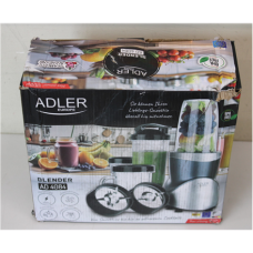 SALE OUT. Adler Blender Smoothie Set , AD 4084 , Tabletop , 1200 W , Jar material BPA-Free , Jar capacity 0.3+0.5+0.5+0.7 L , Ice crushing , Stainless Steel , DAMAGED PACKAGING, SCRATCHED ON THE CUPS