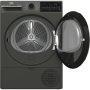 BEKO Dryer Machine , B5T89243M , Energy efficiency class C , Front loading , 9 kg , Heat pump , Digital , Depth 67 cm , Steam function , Black