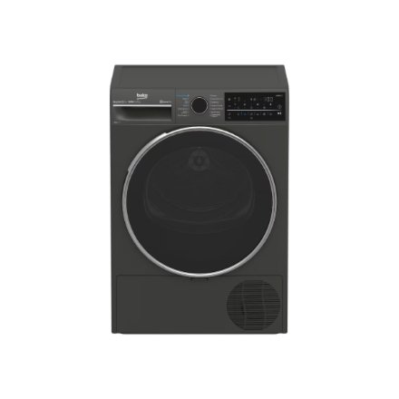 BEKO Dryer Machine , B5T89243M , Energy efficiency class C , Front loading , 9 kg , Heat pump , Digital , Depth 67 cm , Steam function , Black