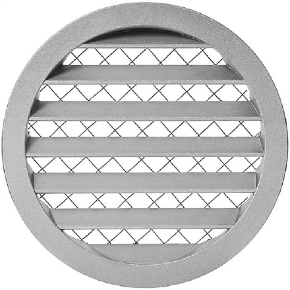 Europlast , Aluminum ventilation grille , Aluminum , Diameter 16 cm Europlast , Aluminum ventilation grille , Aluminum , Diameter 16 cm