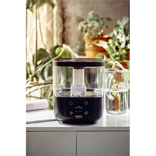 Camry , CR 7973b , Humidifier , 23 W , Water tank capacity 5 L , Suitable for rooms up to 35 m² , Ultrasonic , Humidification capacity 100-260 ml/hr , Black