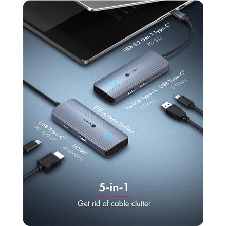 Raidsonic Spade Dock 4081 (Off-Screen Button) , IB-DK4081-SO