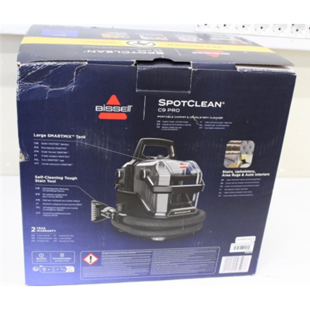 SALE OUT. Bissell , Portable Carpet and Upholstery Cleaner , SpotClean C9 Pro , Corded operating , Washing function , 400 W , 20 month(s) , DAMAGED PACKAGING