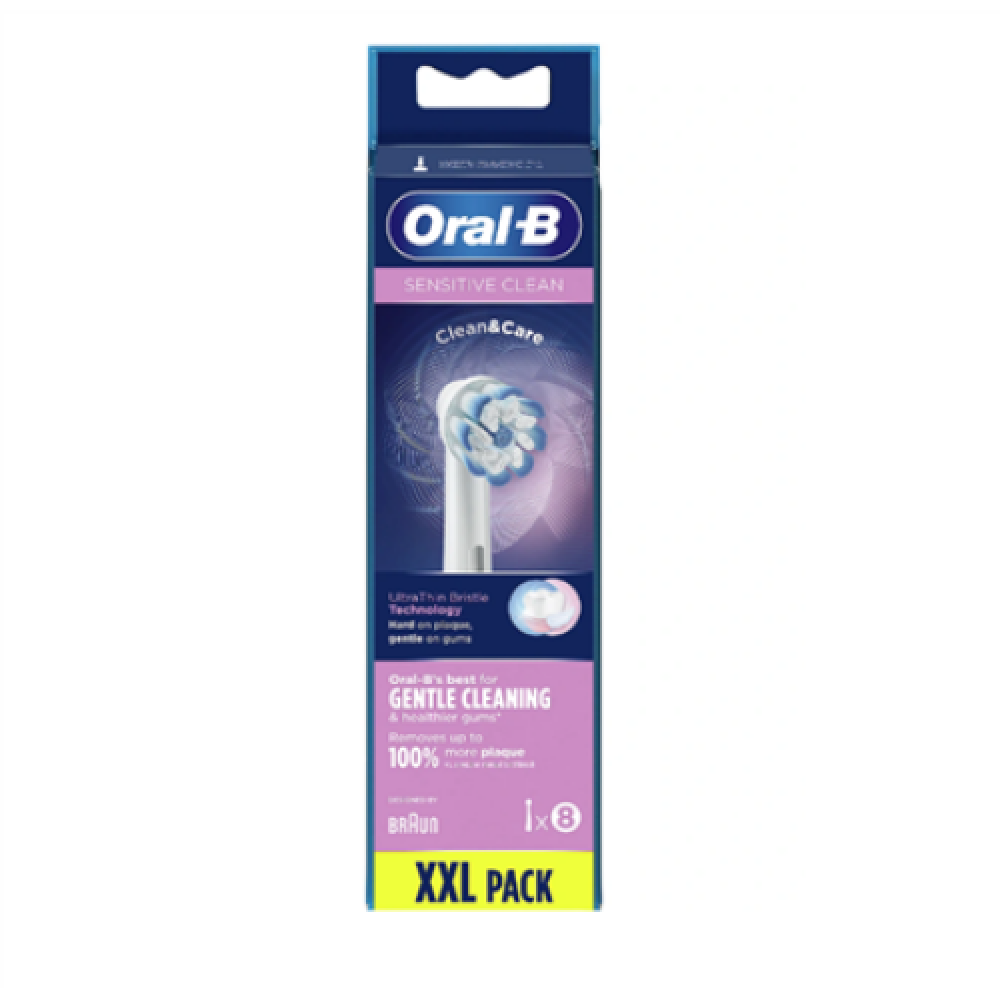 Oral-B Replaceable toothbrush heads EB60-8 Refill Sensitive Ultra Thin Heads For adults Number of brush heads included 8 Number of teeth brushing modes Does not apply White
