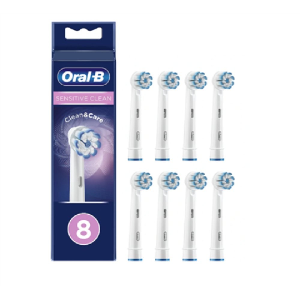 Oral-B Replaceable toothbrush heads EB60-8 Refill Sensitive Ultra Thin Heads For adults Number of brush heads included 8 Number of teeth brushing modes Does not apply White