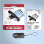 AXAGON Foldable pocket USB-A contact Smart/ID card reader , CRE-SMPA