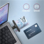 AXAGON Foldable pocket USB-A contact Smart/ID card reader , CRE-SMPA