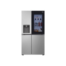 LG Refrigerator , GSGV81PYLL , Energy efficiency class E , Free standing , Side by side , Height 179 cm , Fridge net capacity 416 L , Freezer net capacity 219 L , Display , 36 dB , Silver LG Refrigerator , GSGV81PYLL , Energy efficiency class E , Free standing , Side by side , Height 179 cm , Fridge net capacity 416 L , Freezer net capacity 219 L , Display , 36 dB , Silver