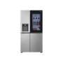 LG Refrigerator , GSGV81PYLL , Energy efficiency class E , Free standing , Side by side , Height 179 cm , Fridge net capacity 416 L , Freezer net capacity 219 L , Display , 36 dB , Silver
