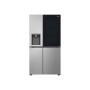 LG Refrigerator , GSGV81PYLL , Energy efficiency class E , Free standing , Side by side , Height 179 cm , Fridge net capacity 416 L , Freezer net capacity 219 L , Display , 36 dB , Silver