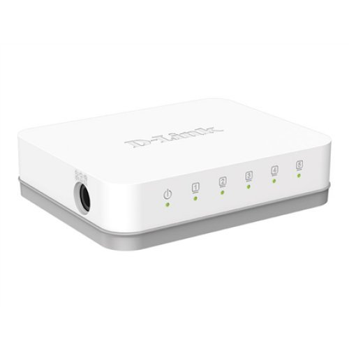 D-Link , Switch , GO-SW-5G/E , Unmanaged , Desktop , Gigabit Ethernet (copper) ports quantity 5 , Power supply type External