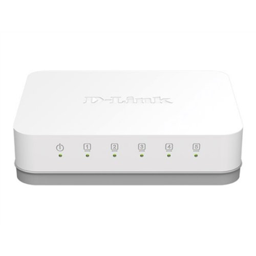 D-Link , Switch , GO-SW-5G/E , Unmanaged , Desktop , Gigabit Ethernet (copper) ports quantity 5 , Power supply type External