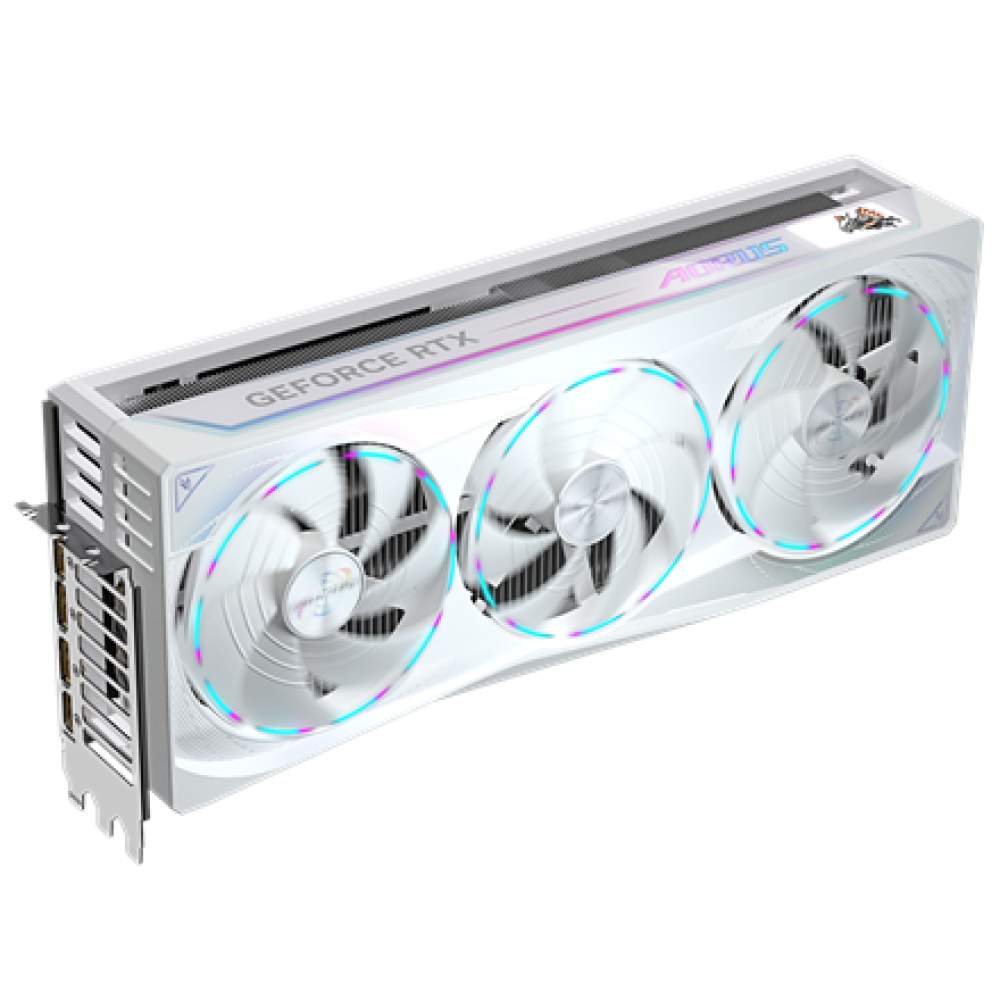 Gigabyte AORUS GeForce RTX 5090 STEALTH ICE 32G , NVIDIA , 32 GB , GeForce RTX 5090 , GDDR7 , HDMI ports quantity 1 , PCI-E 5.0