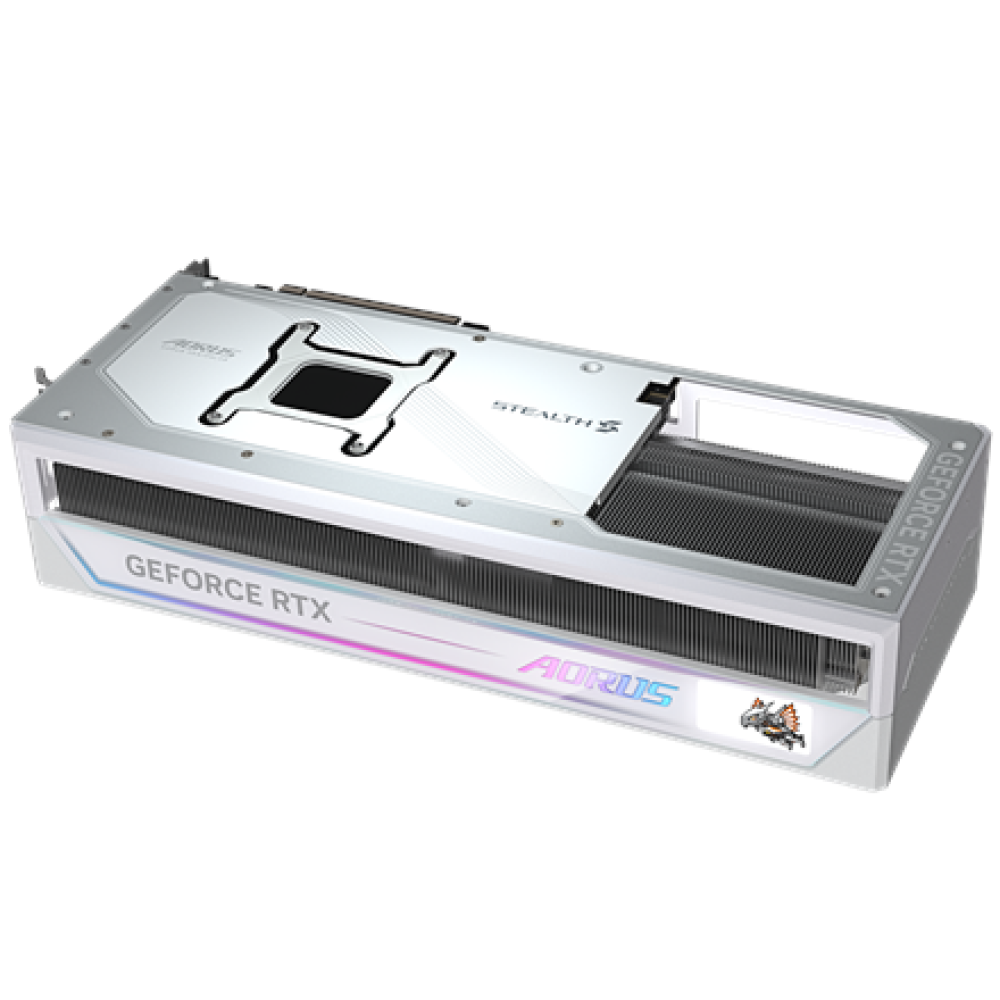 Gigabyte AORUS GeForce RTX 5090 STEALTH ICE 32G , NVIDIA , 32 GB , GeForce RTX 5090 , GDDR7 , HDMI ports quantity 1 , PCI-E 5.0