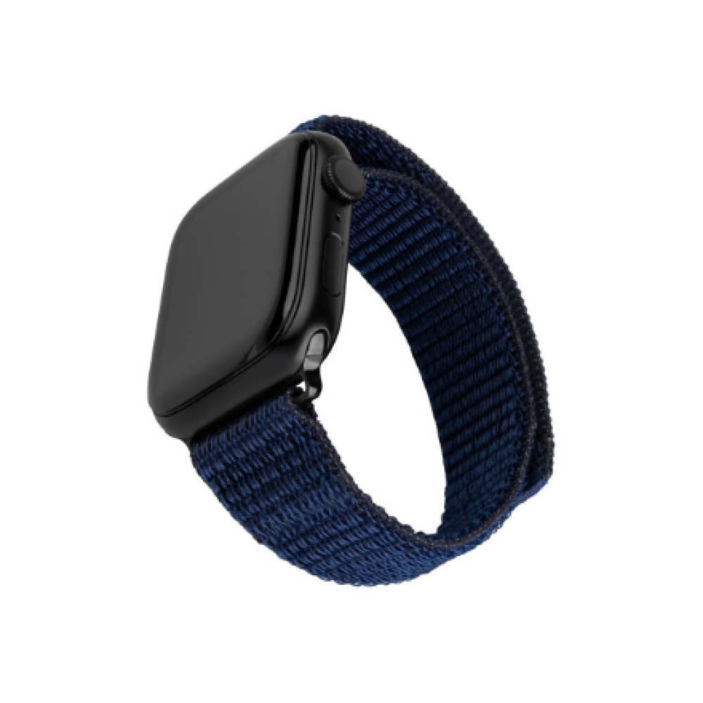 Fixed , Sporty Strap for Apple Watch 42/44/45mm , 160-210 mm , Dark blue , Nylon